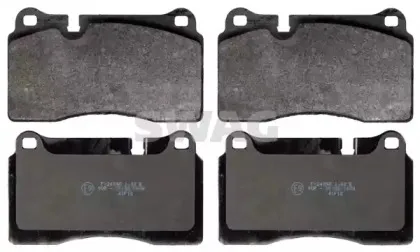 Комплект тормозных колодок, дисковый тормоз SWAG купить